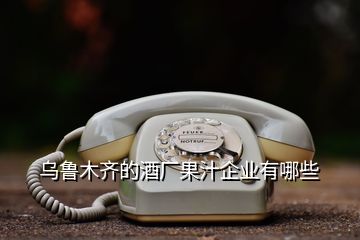 烏魯木齊的酒廠果汁企業(yè)有哪些