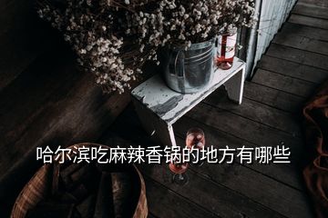 哈爾濱吃麻辣香鍋的地方有哪些