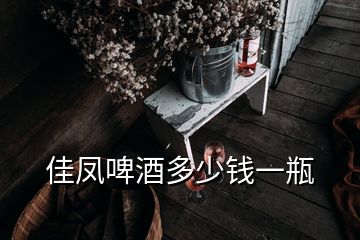 佳鳳啤酒多少錢(qián)一瓶