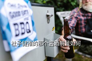 杜子健推的那個醬酒前景如何