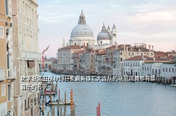 跪求浙江衛(wèi)視4月3日麥霸英雄匯大連隊(duì)的曉旭跳舞那背景音樂(lè)的名字